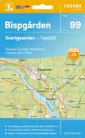 Topografische kaart - Wandelkaart 99 Sverigeserien Bispgården | Norstedts