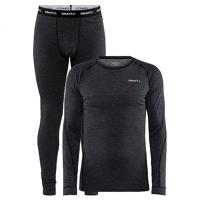Craft Cool Merino onderkleding set zwart heren