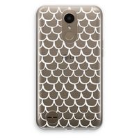 Dakpannetjes: LG K10 (2017) Transparant Hoesje