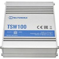 Teltonika TSW100 netwerk-switch Gigabit Ethernet (10/100/1000) Power over Ethernet (PoE) Blauw, Metallic - thumbnail