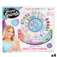 Nagelontwerp Set Cra-Z-Art (4 Stuks)