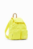 Middelgrote nylon rugzak - YELLOW - U