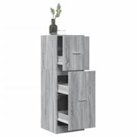 Apothekerskast 40x41x118 cm bewerkt hout grijs sonoma eiken Apothekerskast 40x41x118 cm bewerkt hout grijs sonoma eiken