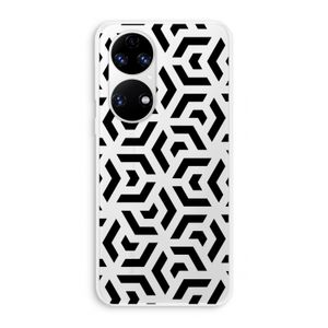 Crazy pattern: Huawei P50 Transparant Hoesje