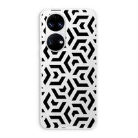 Crazy pattern: Huawei P50 Transparant Hoesje