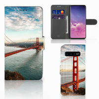 Samsung Galaxy S10 Flip Cover Golden Gate Bridge