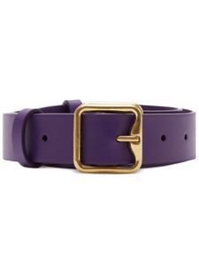 Burberry ceinture en cuir à boucle - Violet