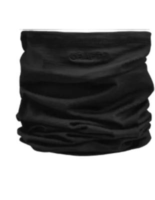 Craft Kol Essence Wool Neck Tube (zwart) Zwart