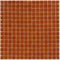 The Mosaic Factory Amsterdam Mozaiek Tegel Vierkant - Donker Terra Glas Basic 322x322 mm