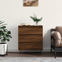 Dressoir 60x35x70 cm bewerkt hout bruin eikenkleur