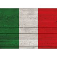 Vintage poster met vlag van Italie 84 cm   -