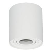 LED Opbouwspot Ray Rond - Kantelbaar - GU10 Fitting - Opbouwspot - Voor binnen - Vervangbare afdekring - Wit