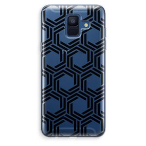 Geometrisch patroon: Samsung Galaxy A6 (2018) Transparant Hoesje