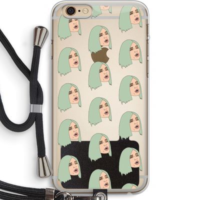 King Kylie: iPhone 6 PLUS / 6S PLUS Transparant Hoesje met koord