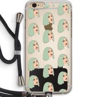 King Kylie: iPhone 6 PLUS / 6S PLUS Transparant Hoesje met koord