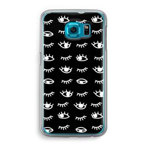 Eye pattern #3: Samsung Galaxy S6 Transparant Hoesje