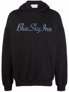 BLUE SKY INN hoodie à logo imprimé - Noir