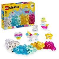 LEGO Classic 11040 Magische Transparante Bakstenen Opbergdoos - Bouwspel voor 5-jarigen