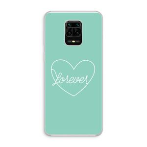 Forever heart pastel: Xiaomi Redmi Note 10 Lite Transparant Hoesje