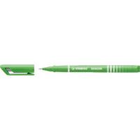 STABILO SENSOR, Fineliner, Fijn 0.3 mm, Met Meeverende Schrijfpunt- licht groen, per stuk