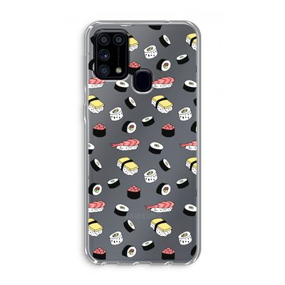 Sushi time: Samsung Galaxy M31 Transparant Hoesje