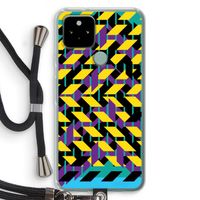 Skew Bee 3: Pixel 5 Transparant Hoesje met koord