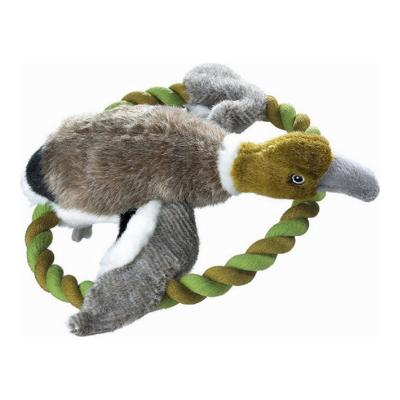 Knuffel voor honden Hunter Wildlife Train Met touw Eend (26 cm)