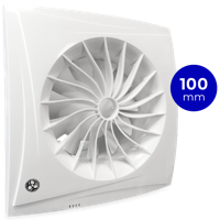 [tweedekans] Badkamerventilator Blauberg Sileo - Ø 100mm - Standaard (sileo100)