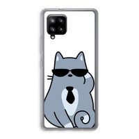 Cool cat: Samsung Galaxy A42 5G Transparant Hoesje