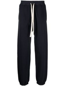 Jil Sander pantalon de jogging à lien de resserrage - Bleu