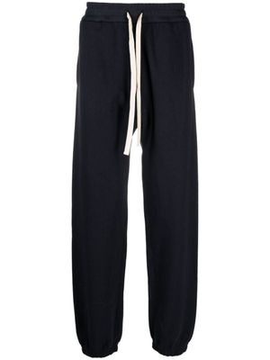 Jil Sander pantalon de jogging à lien de resserrage - Bleu