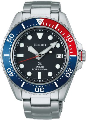 Seiko Prospex SNE591P1 herenhorloge Solar, Saffierglas 43 mm