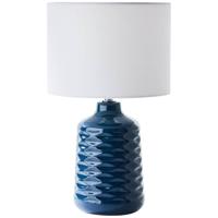 Brilliant TafellampIlysa blauw met wit - 94569/73
