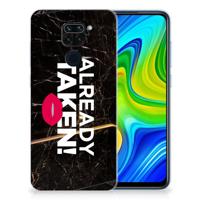 Xiaomi Redmi Note9 | Siliconen hoesje | met naam Already Taken Black