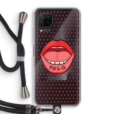 Yolo Denise: Huawei P40 Lite Transparant Hoesje met koord