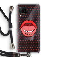 Yolo Denise: Huawei P40 Lite Transparant Hoesje met koord