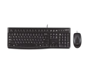 Logitech Desktop MK120, UK toetsenbord USB QWERTY Brits Engels Zwart