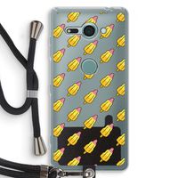 Waterijsjes: Sony Xperia XZ2 Compact Transparant Hoesje met koord