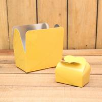Bonbon doosjes - Chocolade doosje - Warm geel HOOG - 24 stuks