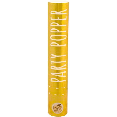 Confetti kanon goud - 28 cm