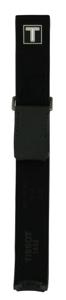 Horlogeband Smartwatch Tissot T600036491 / T0914204604100A Leder Zwart 22mm
