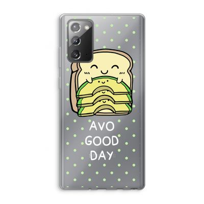 Avo Good Day: Samsung Galaxy Note 20 / Note 20 5G Transparant Hoesje