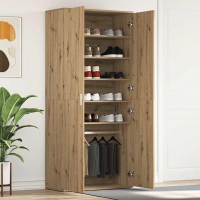 Schoenkast Artisan Eiken 80x39x180 cm Geëngineerd Hout