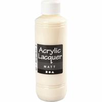 Creativ Company Acryllak, matt, 250 ml/ 1 fles Creativ Company Acryllak, matt, 250 ml/ 1 fles