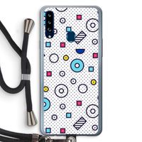 8-bit N°9: Samsung Galaxy A20s Transparant Hoesje met koord