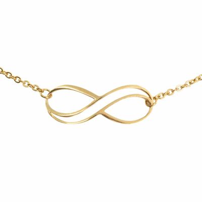 Hanger Infinity Goudkleurig (25mm)