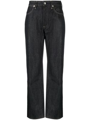 Jil Sander jean à coupe cinq poches - Bleu