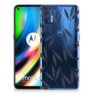 Motorola Moto G9 Plus | TPU Case | Leaves Blue