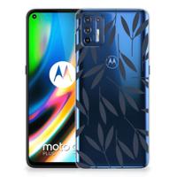 Motorola Moto G9 Plus | TPU Case | Leaves Blue