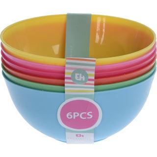 Excellent Houseware Schaal set 6 stuks 600 ml